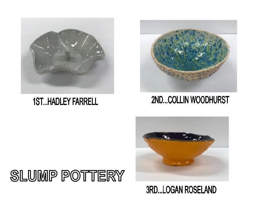 slump pottery