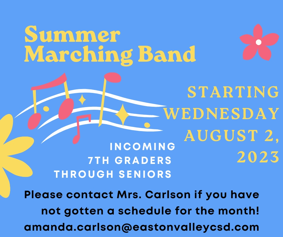 Summer Marching Band