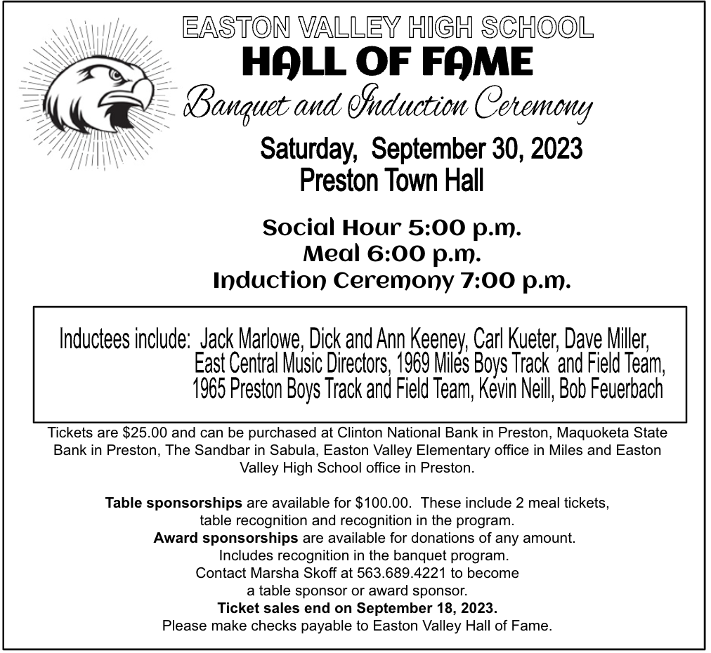 2023 Hall of Fame Banquet
